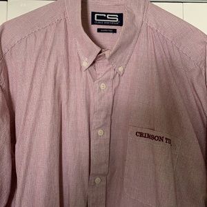 Alabama Crimson Tide long sleeve dress shirt.